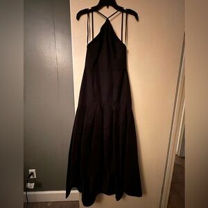 Jill Stuart Black hi-low gown. Size 2